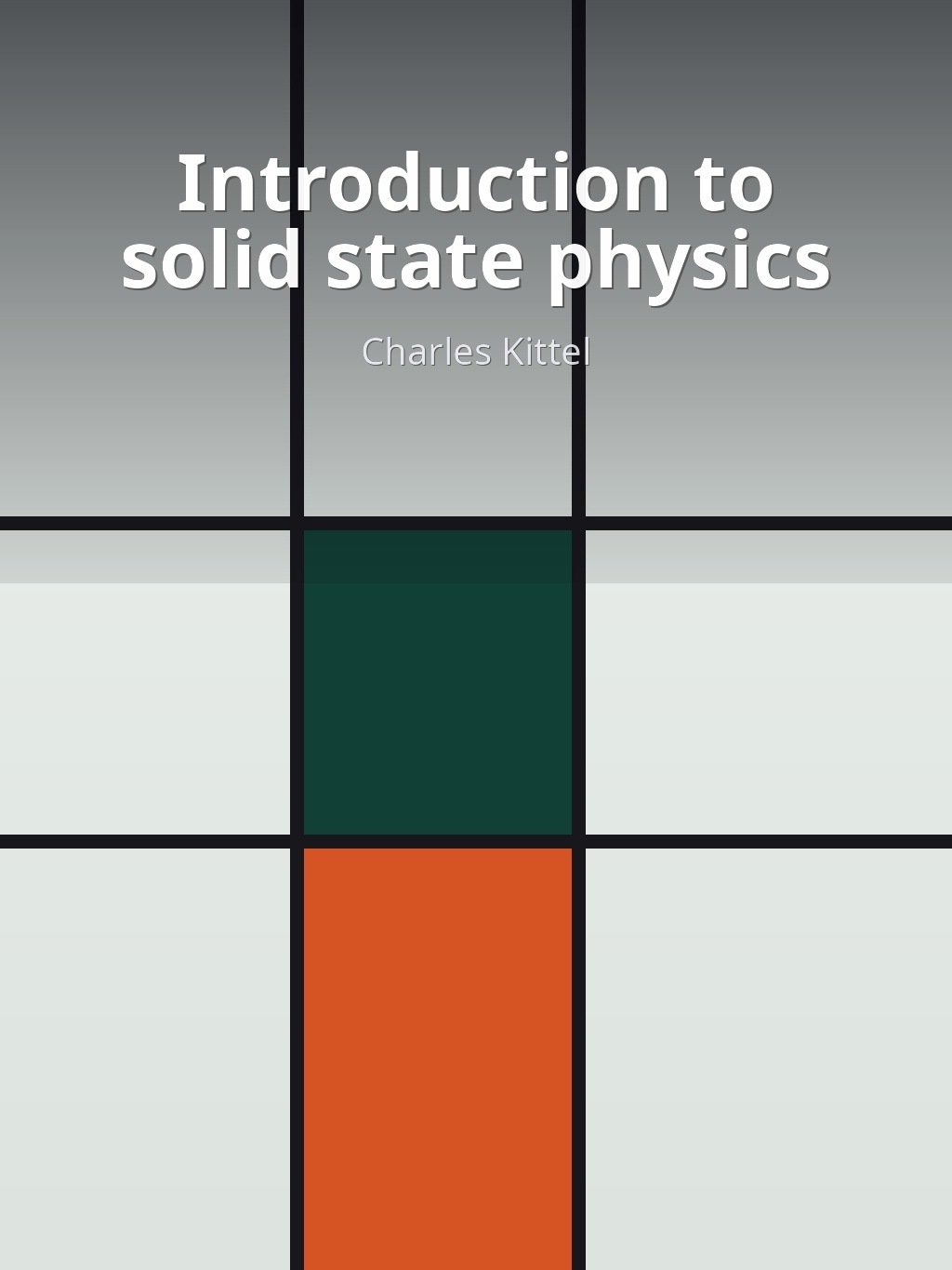 Introduction to solid state physics by Charles Kittel book cover