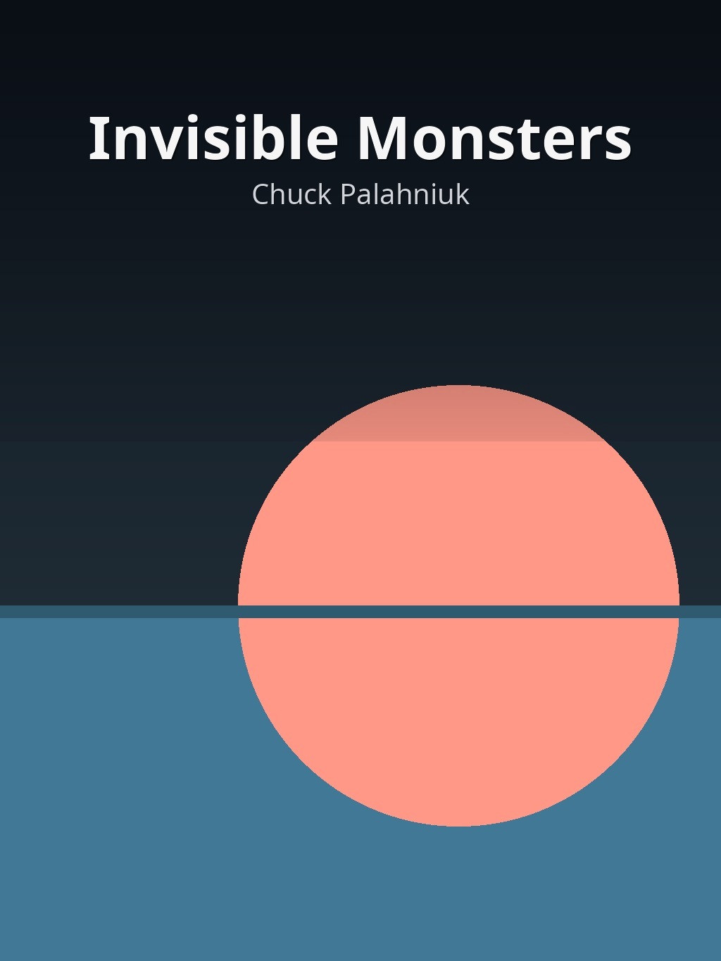 Invisible Monsters by Chuck Palahniuk book cover
