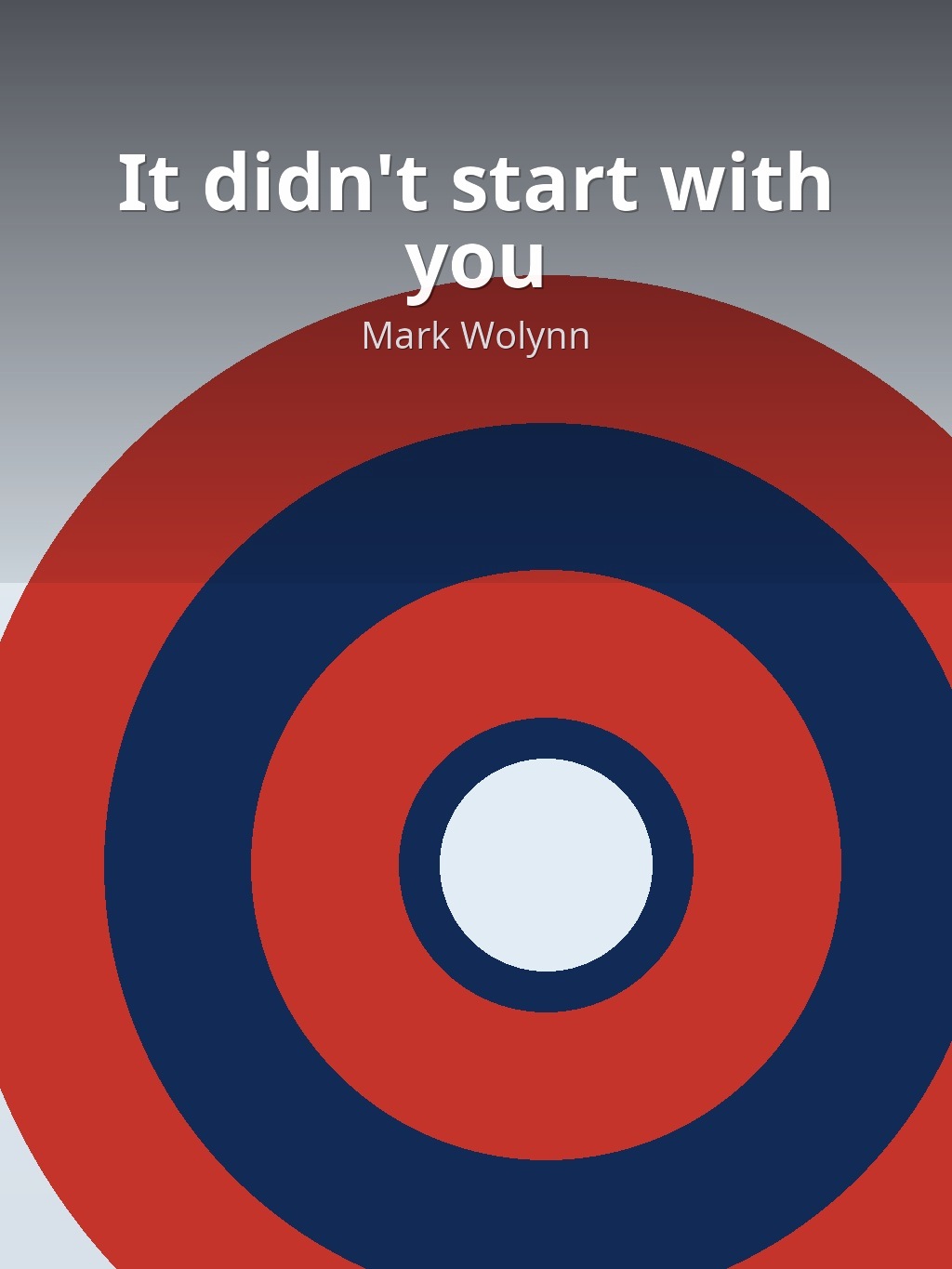 It didn't start with you by Mark Wolynn book cover