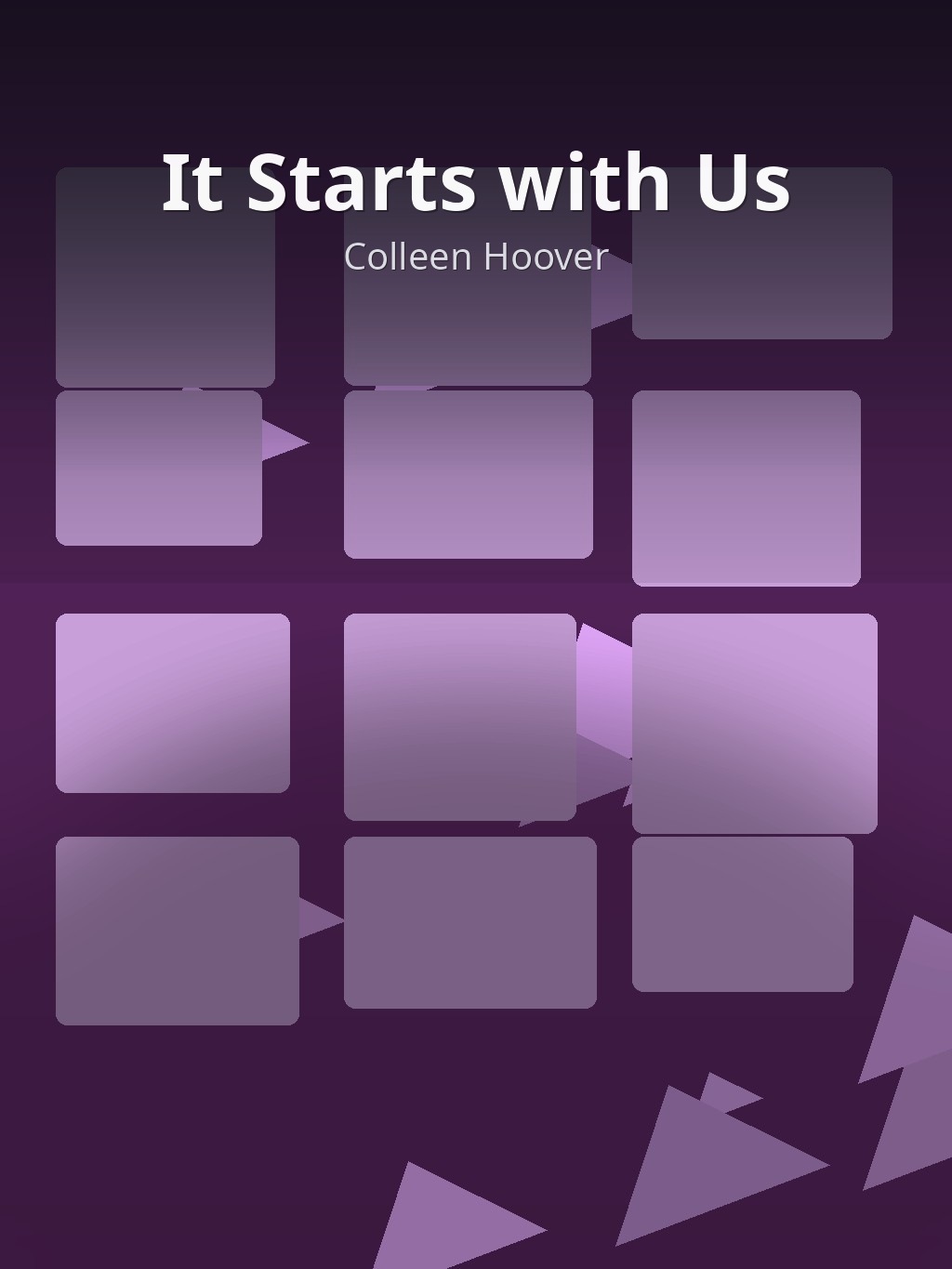 It Starts with Us by Colleen Hoover book cover