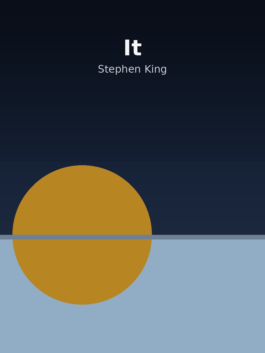 It by Stephen King book cover