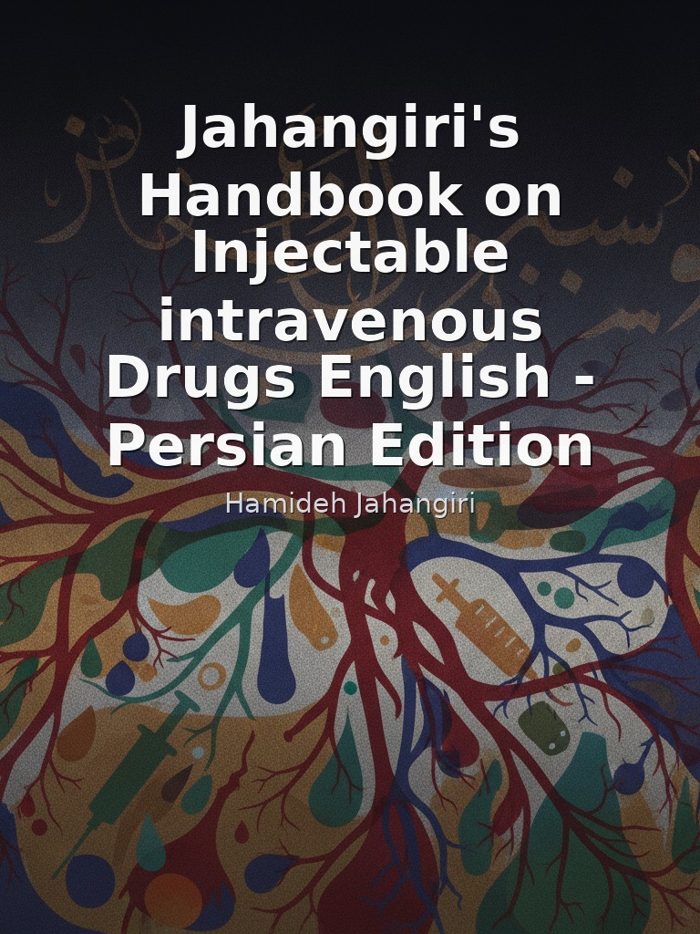 Jahangiri's Handbook on Injectable intravenous Drugs English - Persian Edition by Hamideh Jahangiri book cover