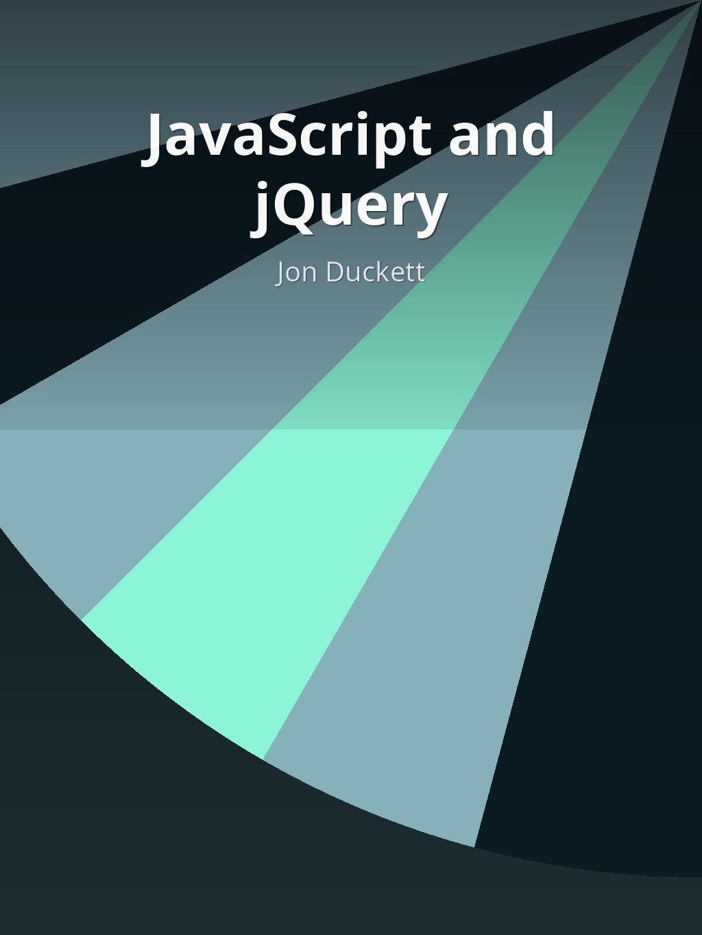 JavaScript and jQuery by Jon Duckett book cover