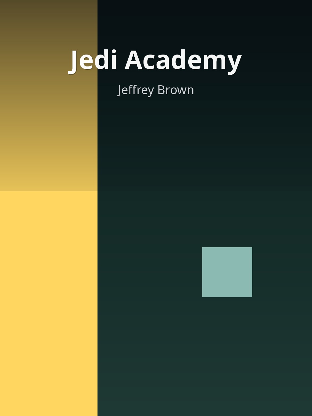 Jedi Academy by Jeffrey Brown book cover