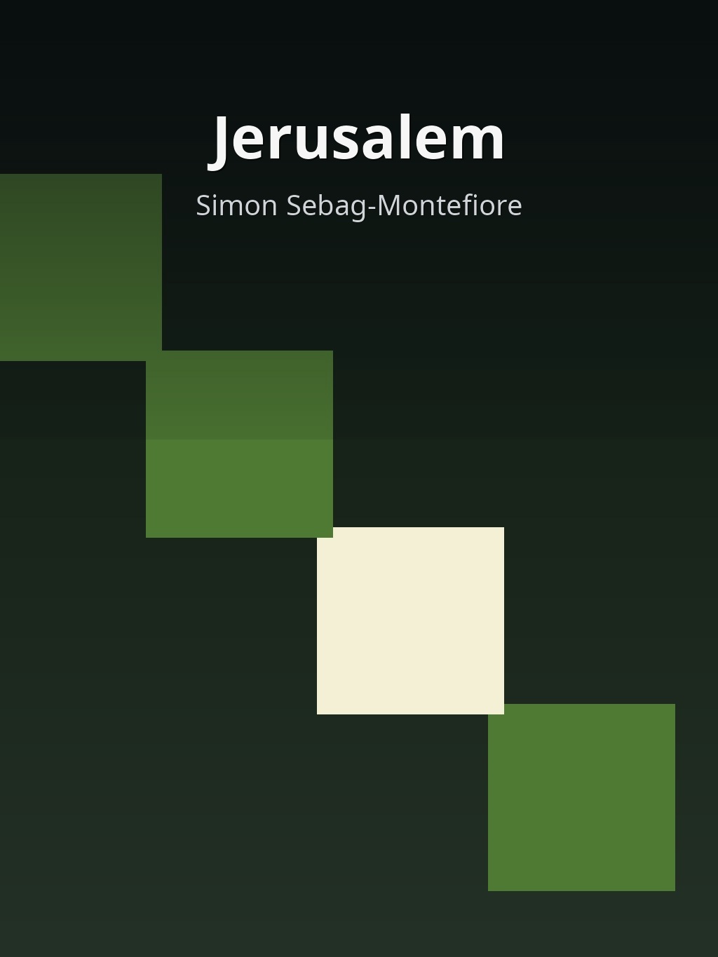 Jerusalem by Simon Sebag-Montefiore book cover