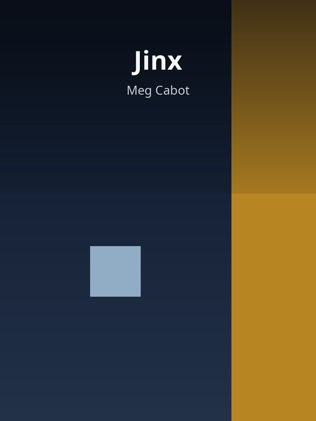 Jinx by Meg Cabot book cover