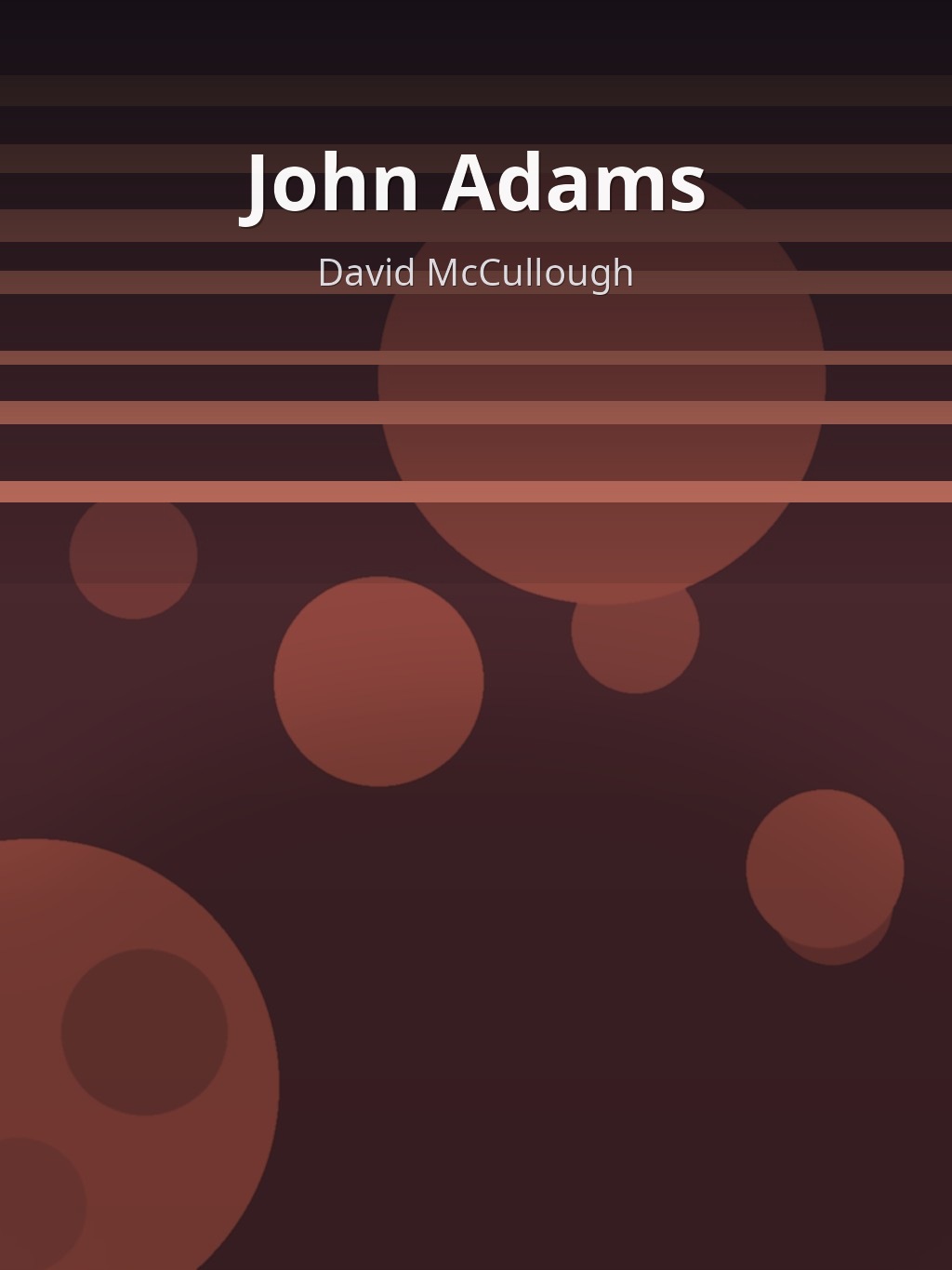 John Adams by David McCullough book cover