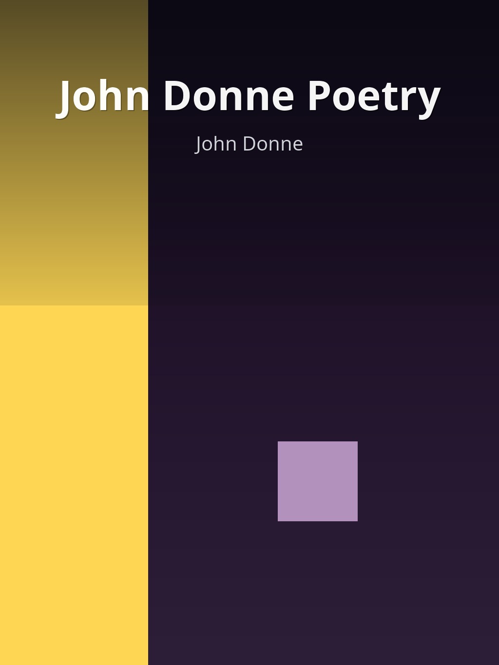 John Donne Poetry by John Donne book cover
