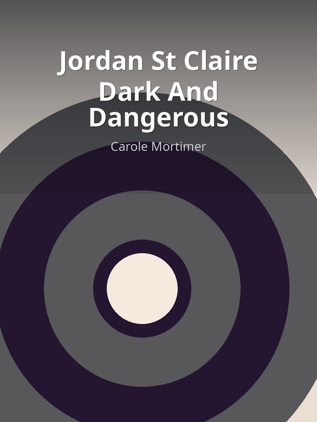 Jordan St Claire Dark And Dangerous by Carole Mortimer book cover