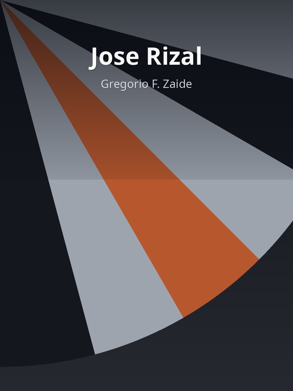 Jose Rizal by Gregorio F. Zaide book cover