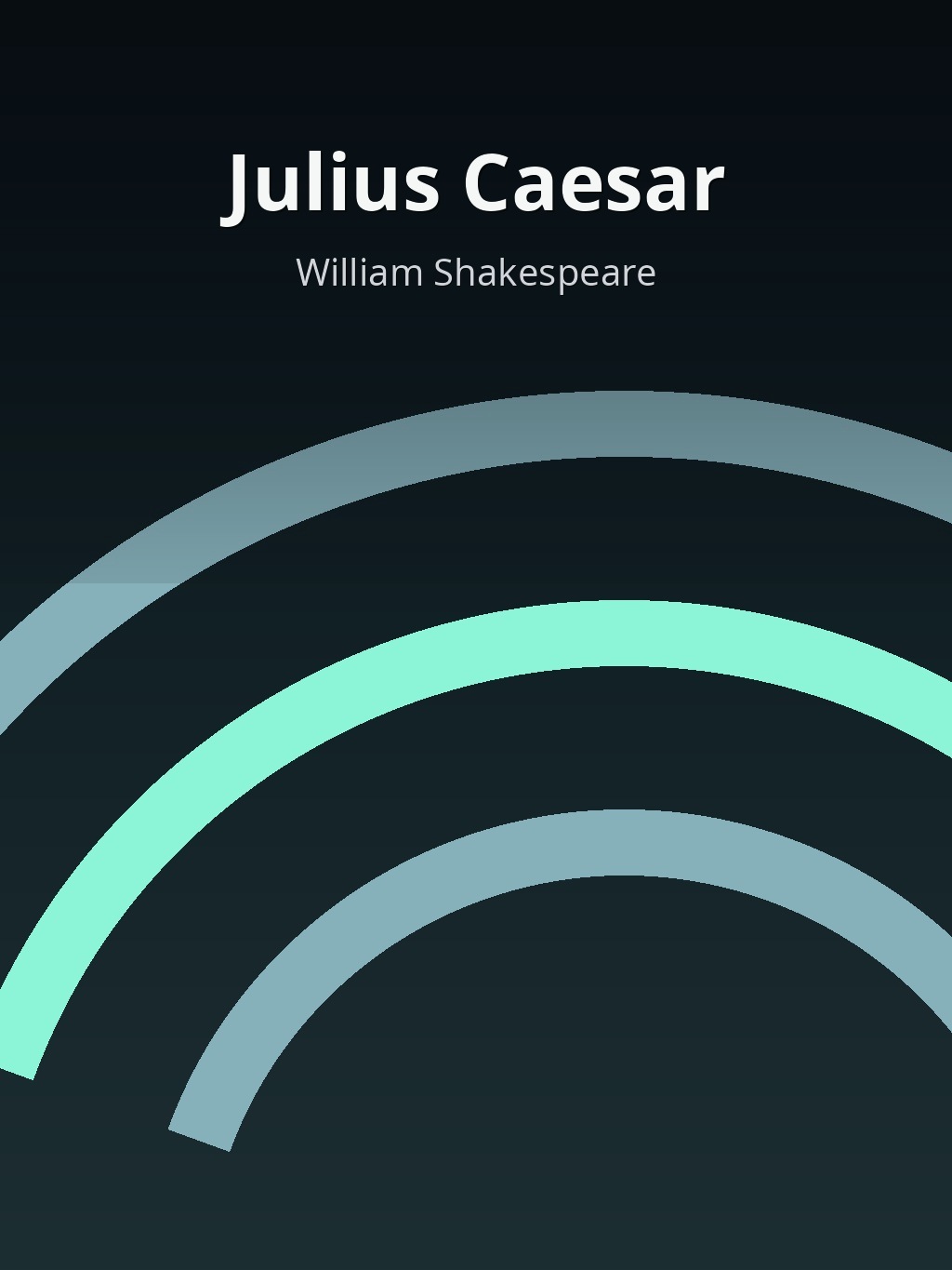 Julius Caesar by William Shakespeare book cover
