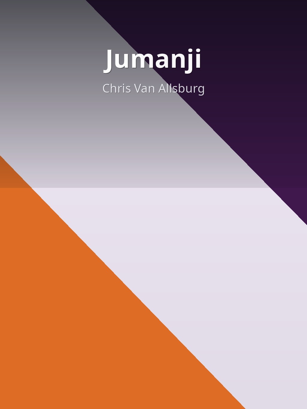 Jumanji by Chris Van Allsburg book cover