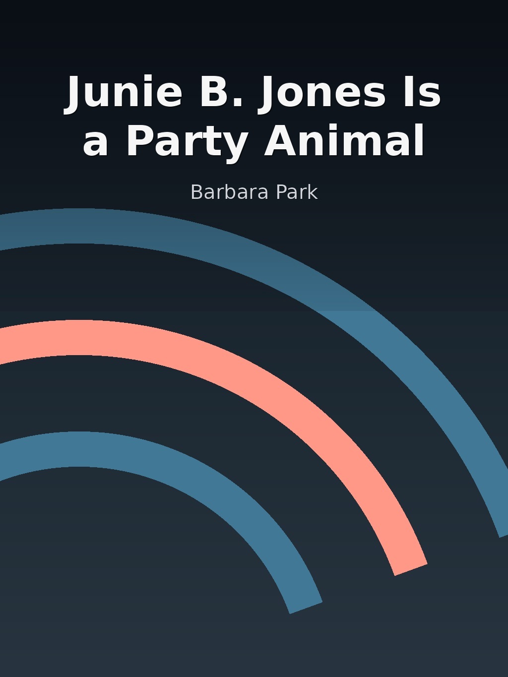 Junie B. Jones Is a Party Animal by Barbara Park book cover