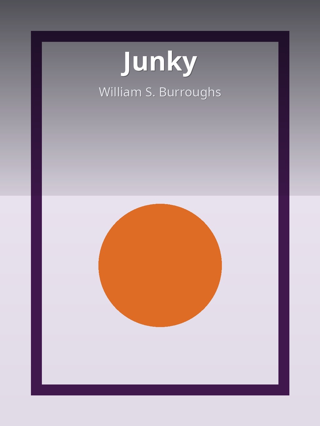 Junky by William S. Burroughs book cover