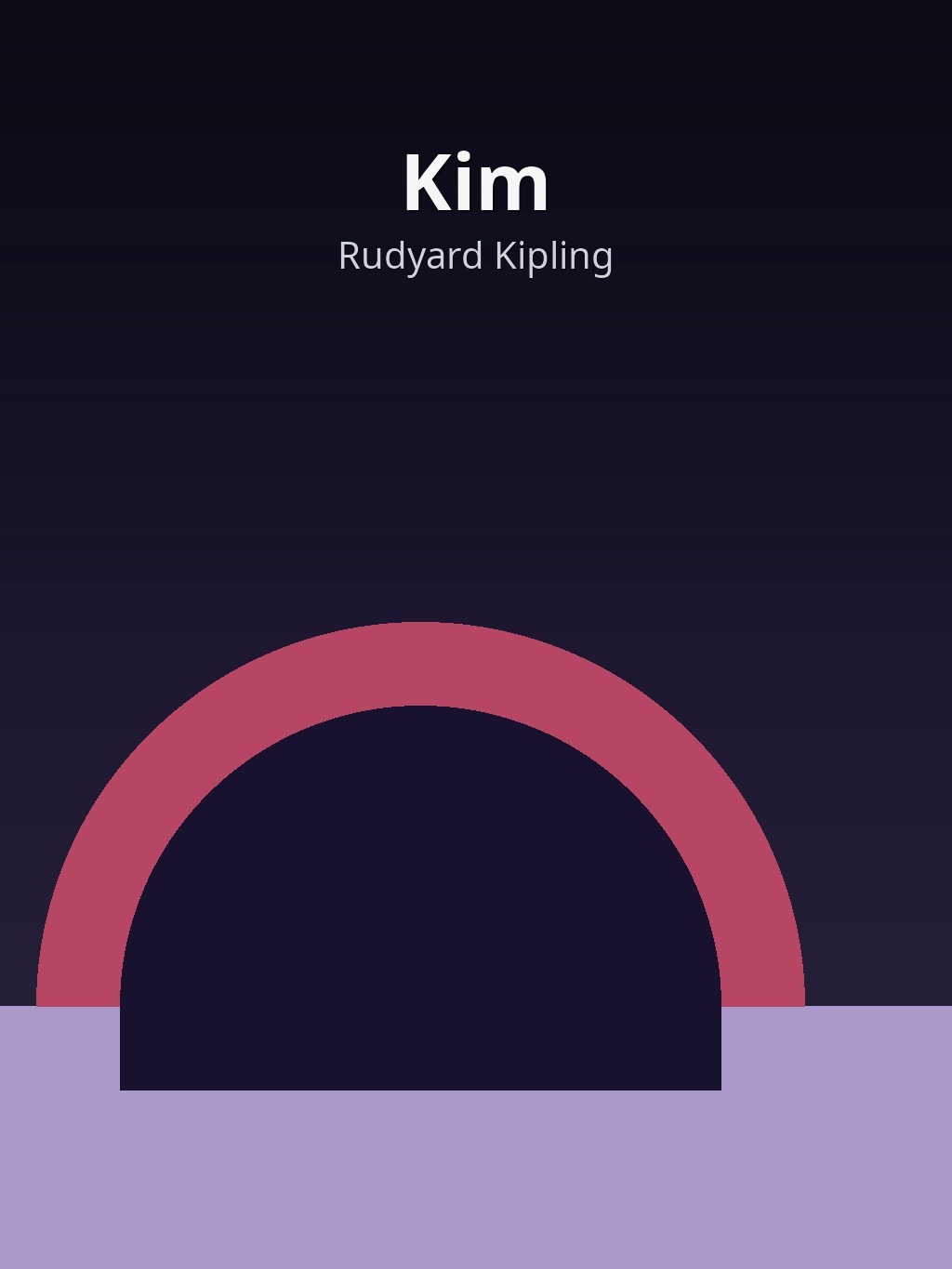 Kim by Rudyard Kipling book cover