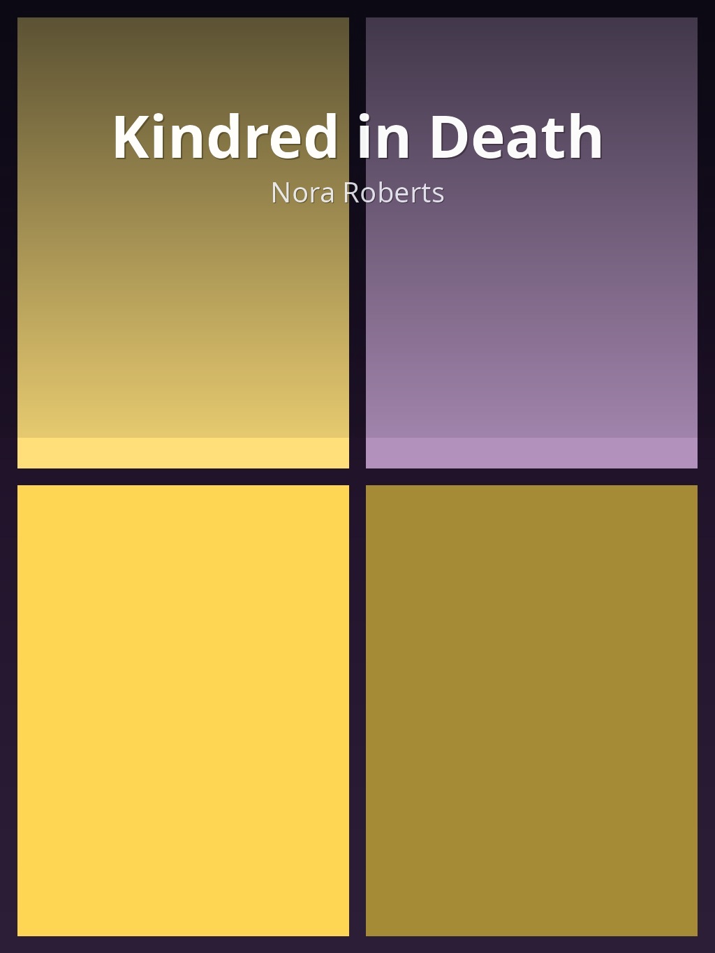 Kindred in Death by Nora Roberts book cover