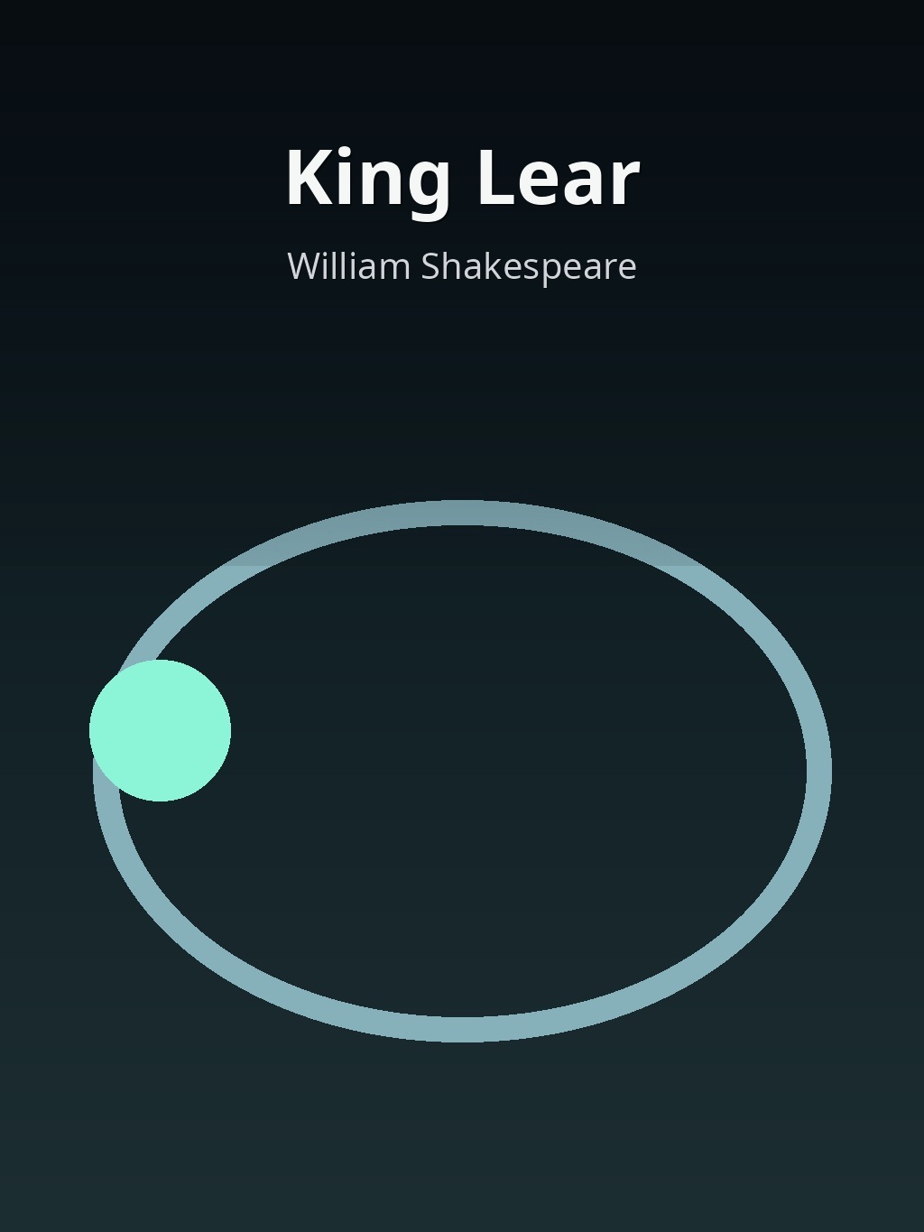 King Lear by William Shakespeare book cover
