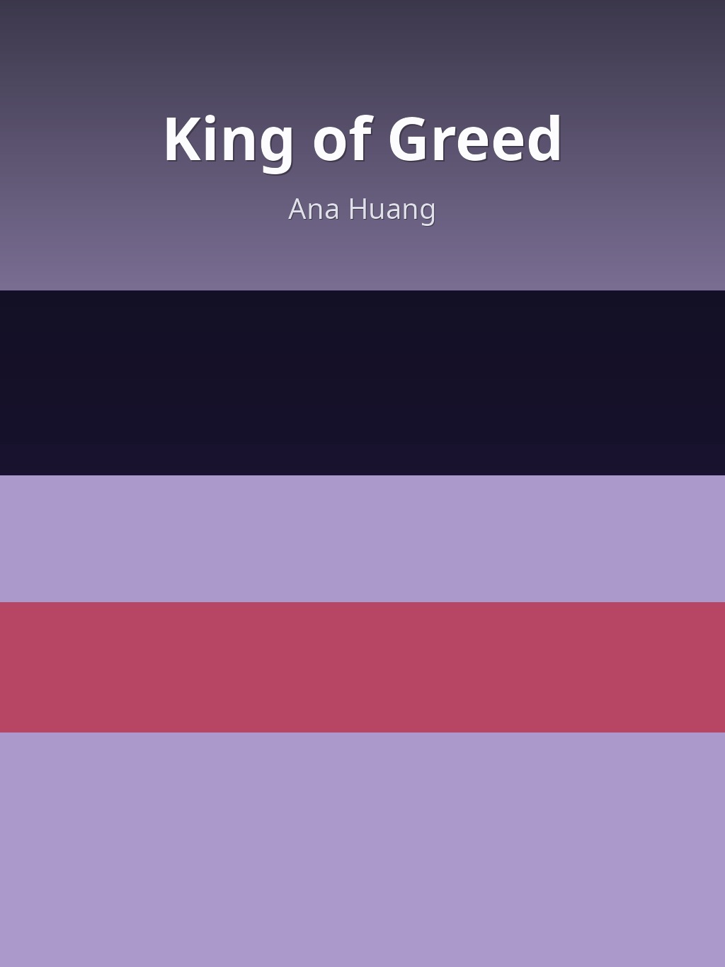 King of Greed by Ana Huang book cover