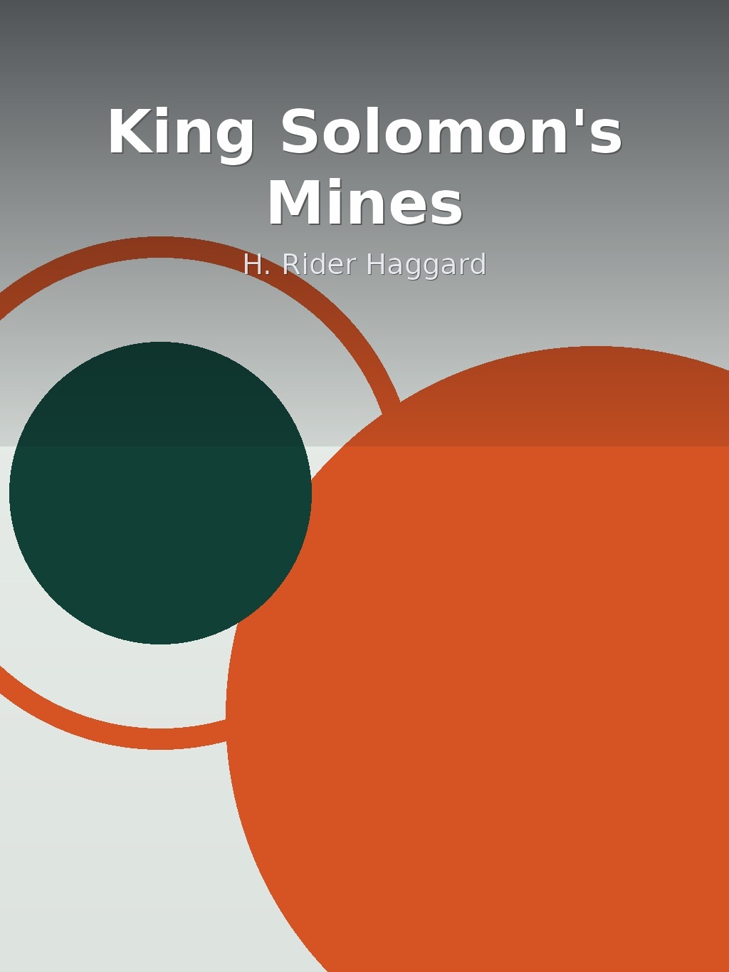 King Solomon's Mines by H. Rider Haggard book cover