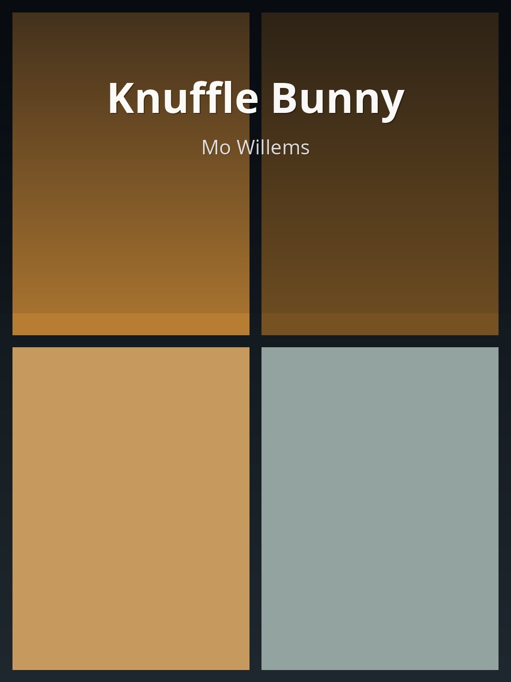 Knuffle Bunny by Mo Willems book cover