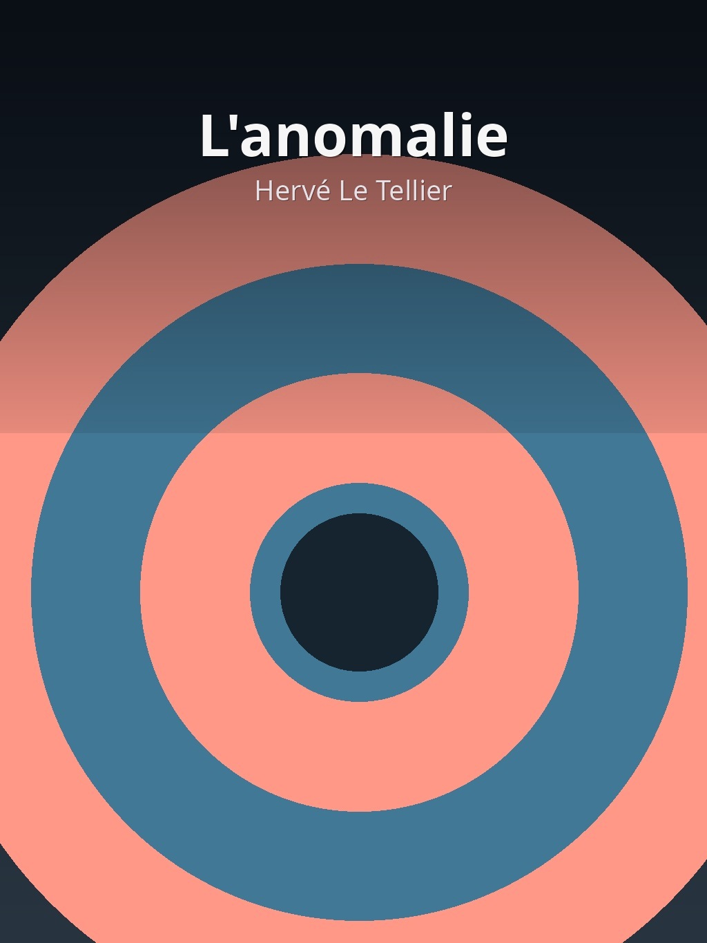 L'anomalie by Hervé Le Tellier book cover