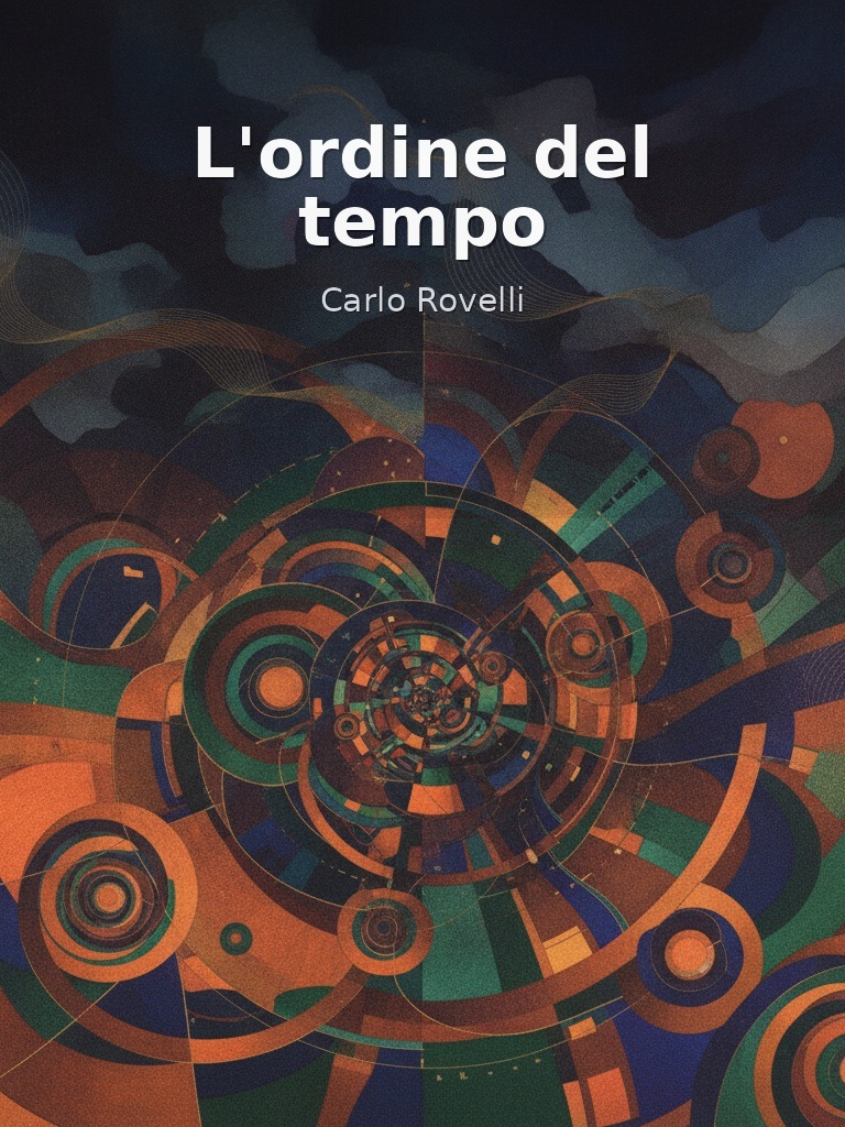L'ordine del tempo by Carlo Rovelli book cover