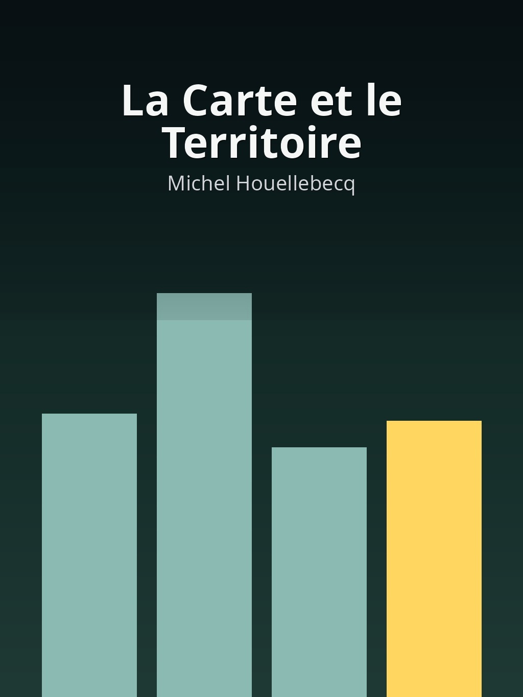 La Carte et le Territoire by Michel Houellebecq book cover