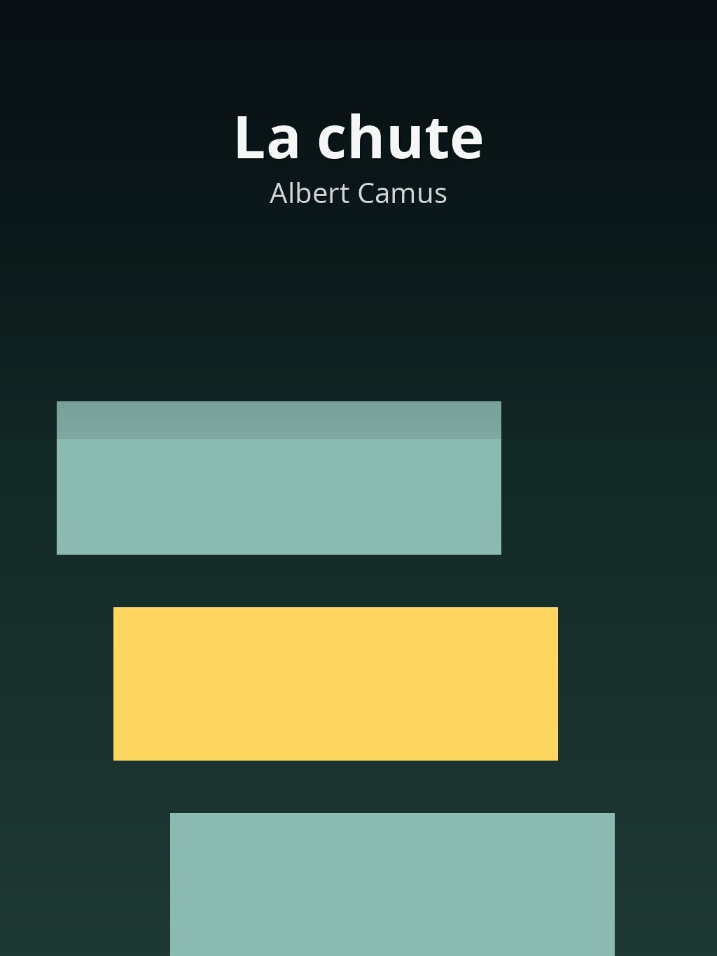 La chute by Albert Camus book cover