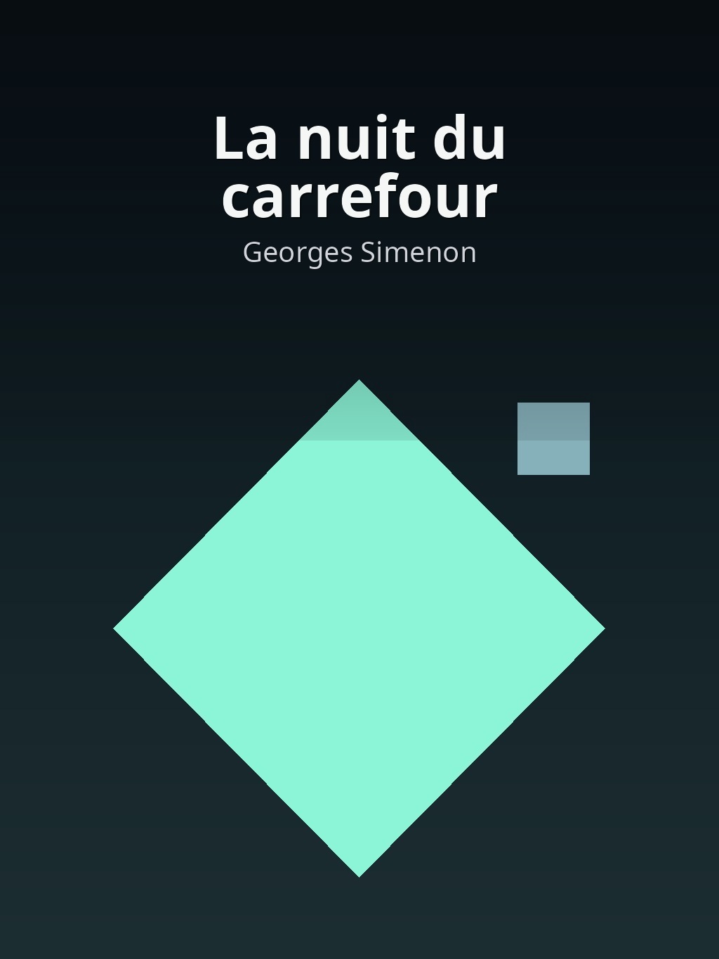 La nuit du carrefour by Georges Simenon book cover