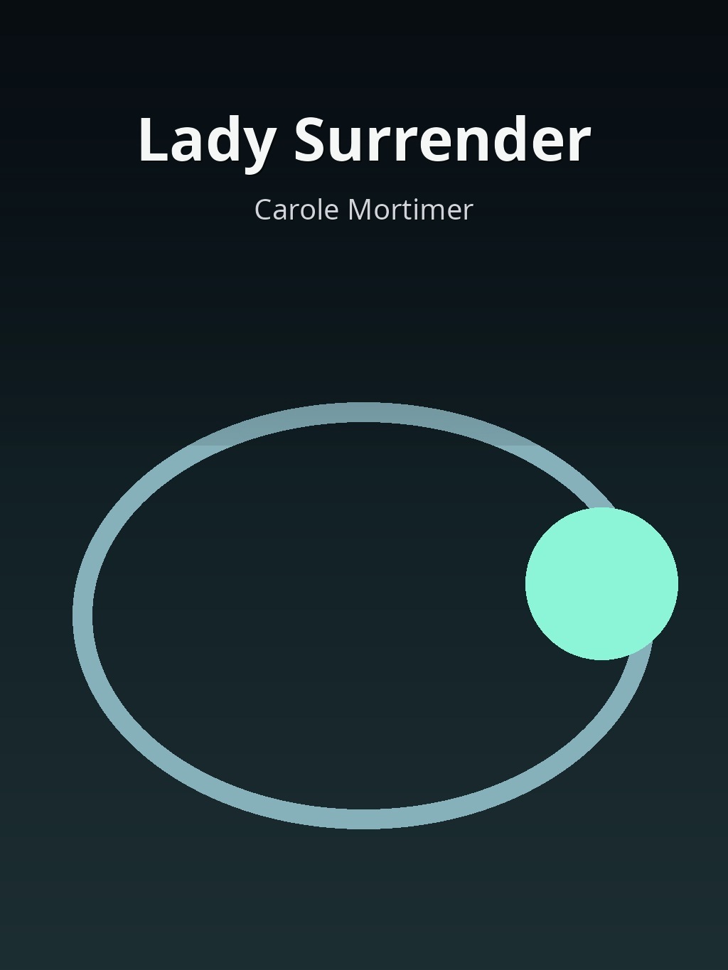 Lady Surrender by Carole Mortimer book cover