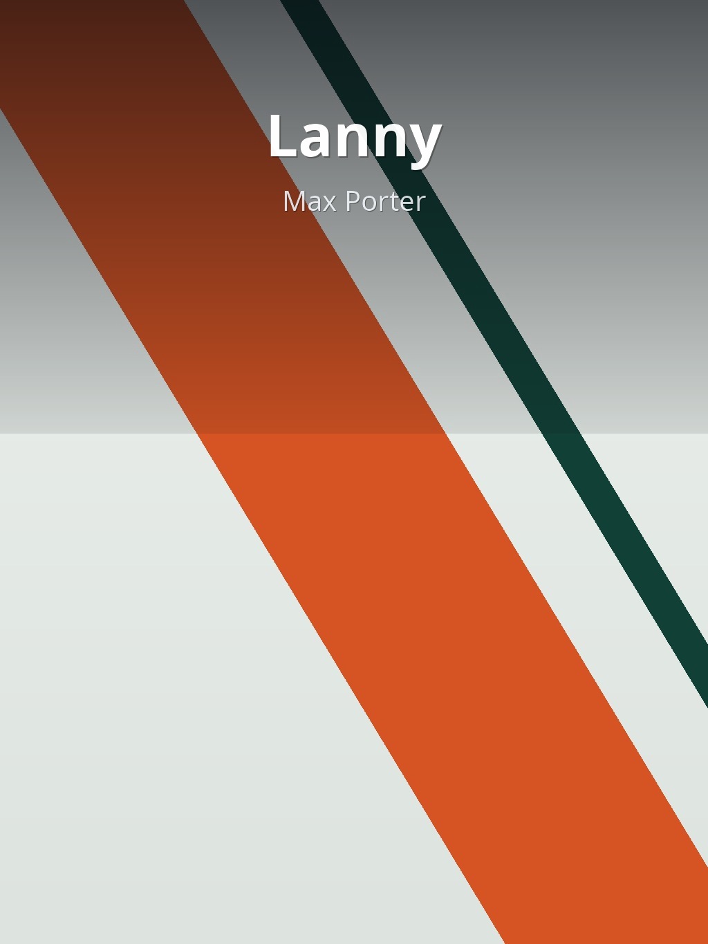 Lanny by Max Porter book cover
