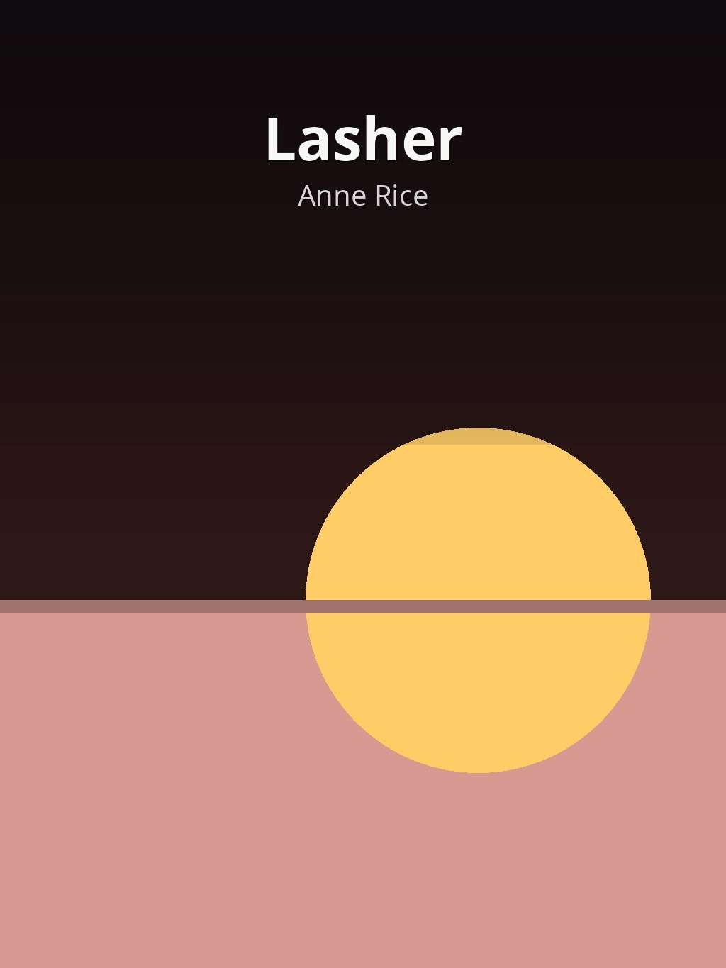 Lasher by Anne Rice book cover