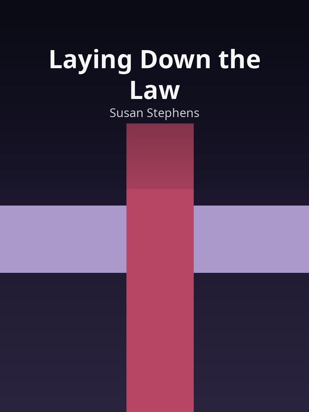 Laying Down the Law by Susan Stephens book cover