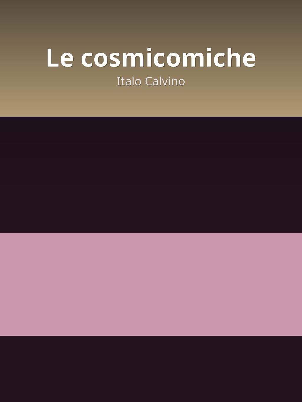 Le cosmicomiche by Italo Calvino book cover