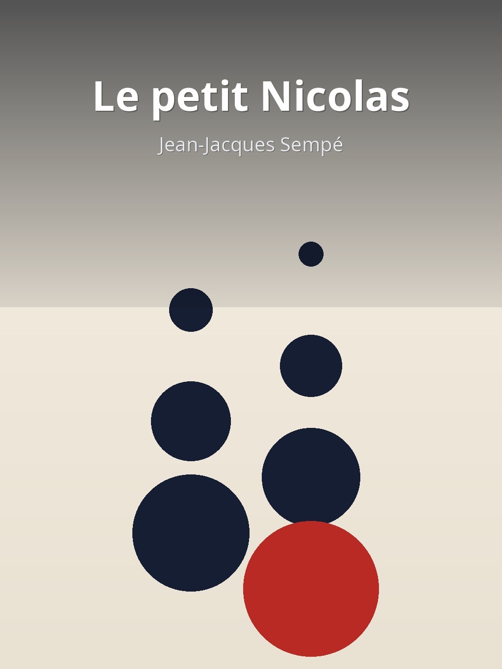Le petit Nicolas by Jean-Jacques Sempé book cover