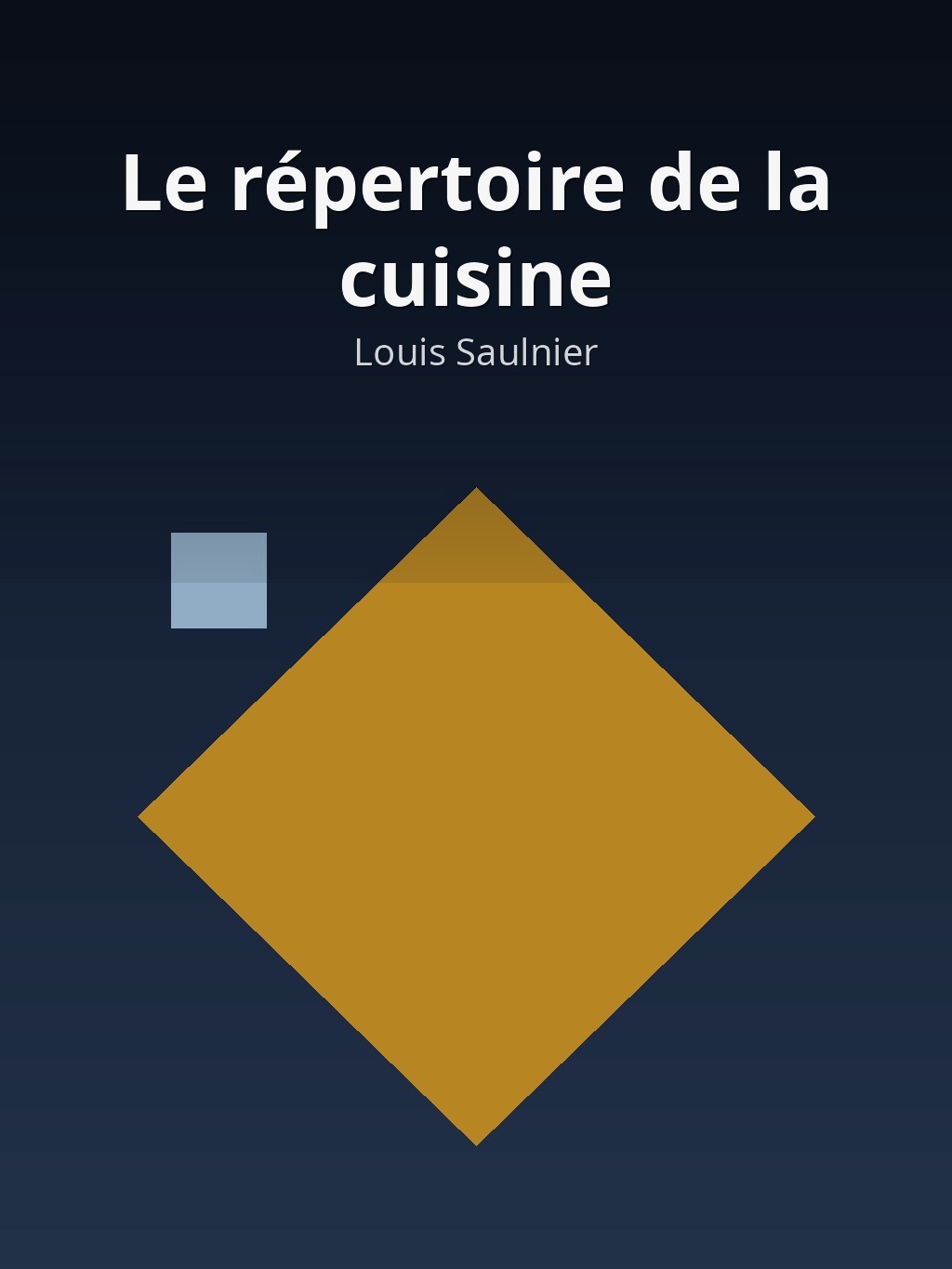 Le répertoire de la cuisine by Louis Saulnier book cover