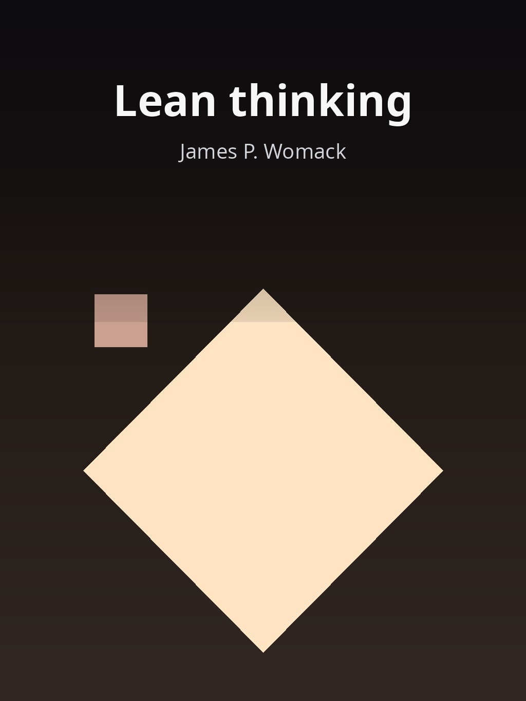 Lean thinking by James P. Womack book cover