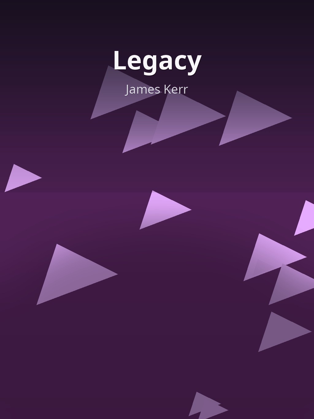 Legacy by James Kerr book cover