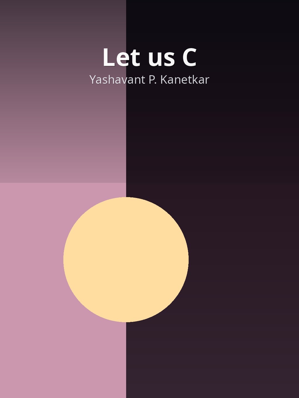 Let us C by Yashavant P. Kanetkar book cover