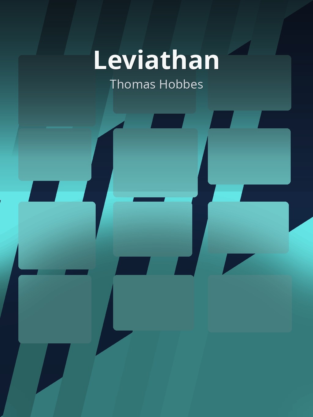 Leviathan by Thomas Hobbes book cover