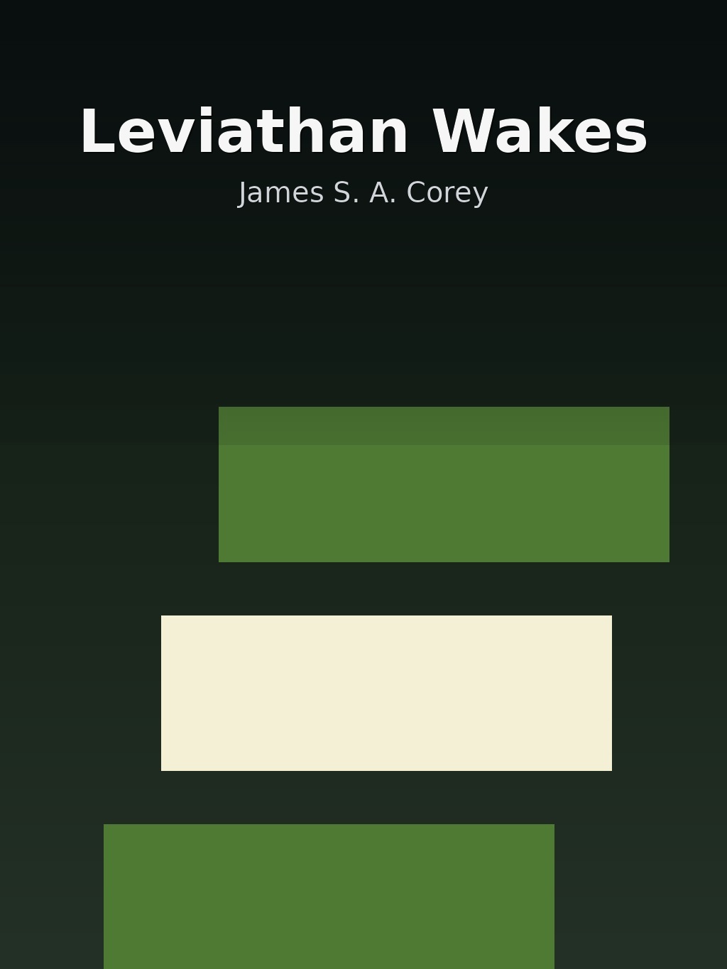 Leviathan Wakes by James S. A. Corey book cover