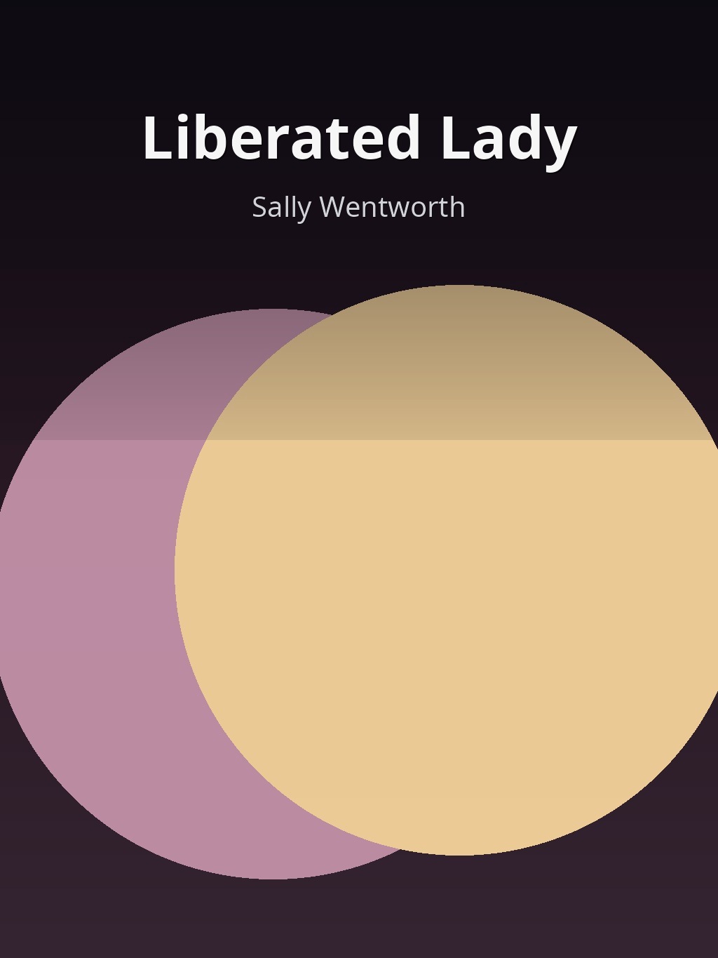 Liberated Lady by Sally Wentworth book cover