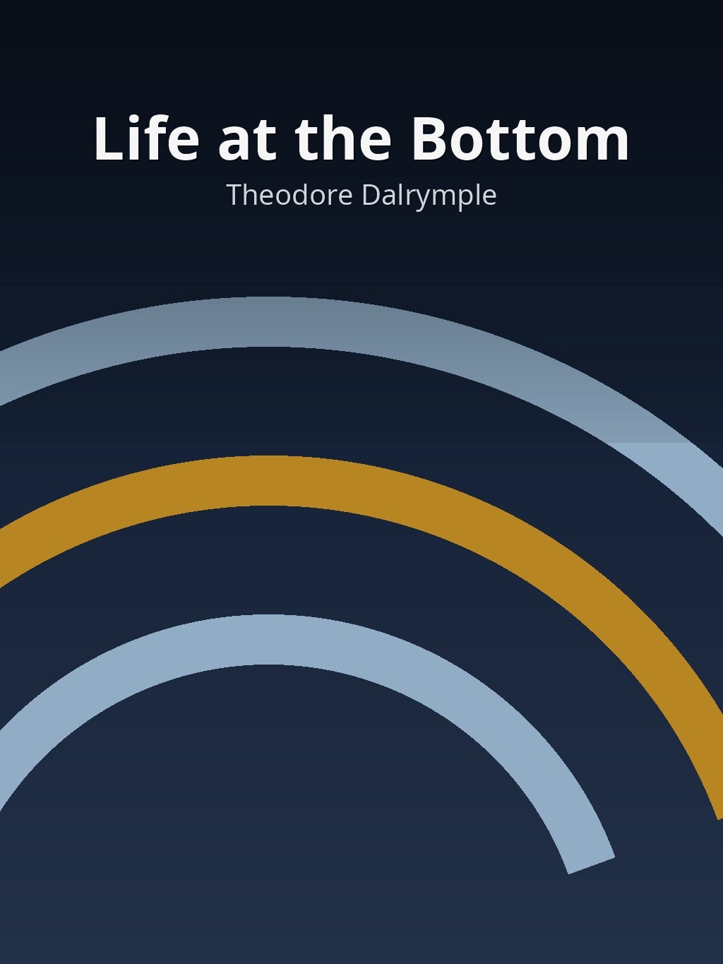 Life at the Bottom by Theodore Dalrymple book cover