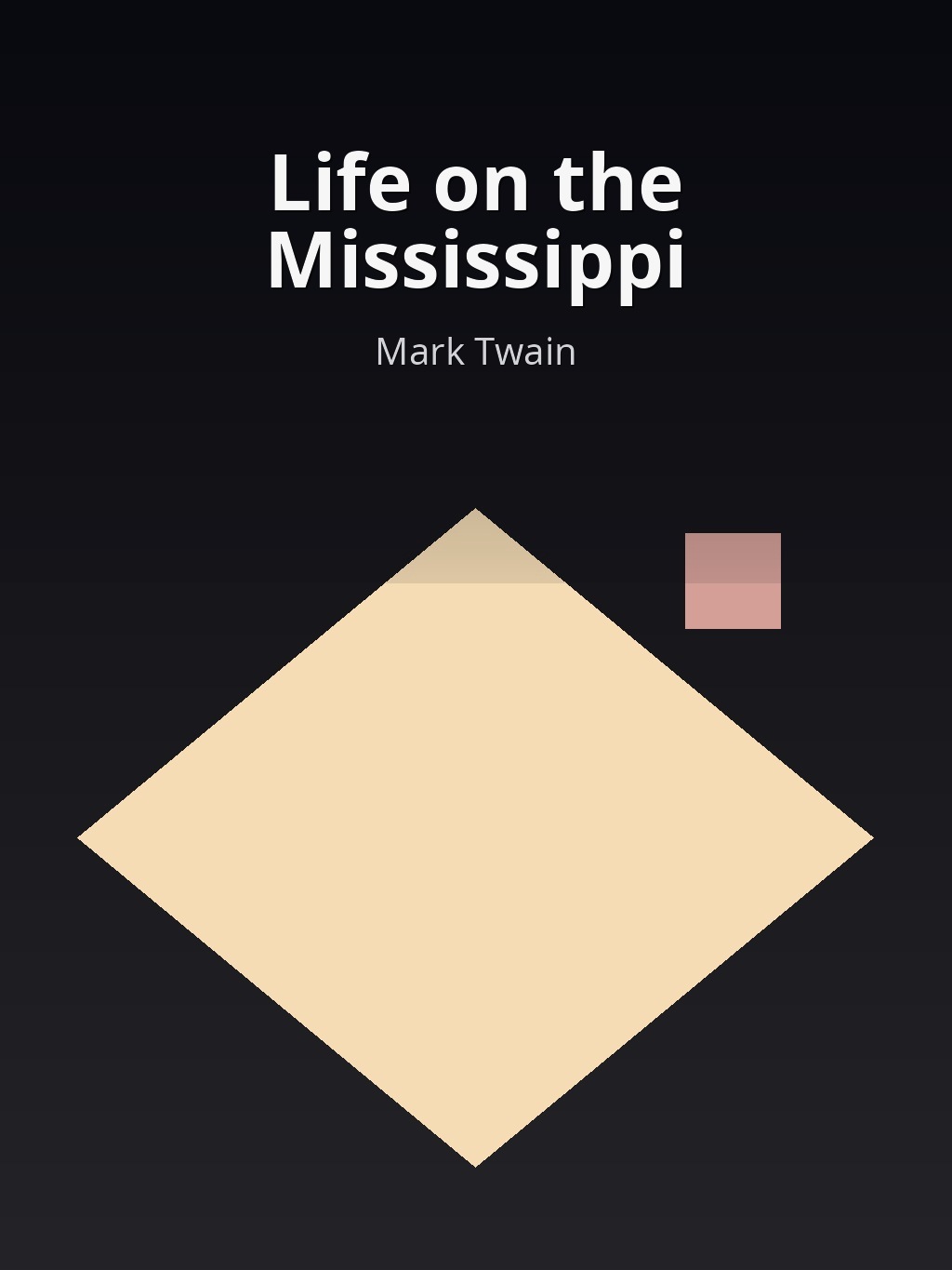 Life on the Mississippi by Mark Twain book cover