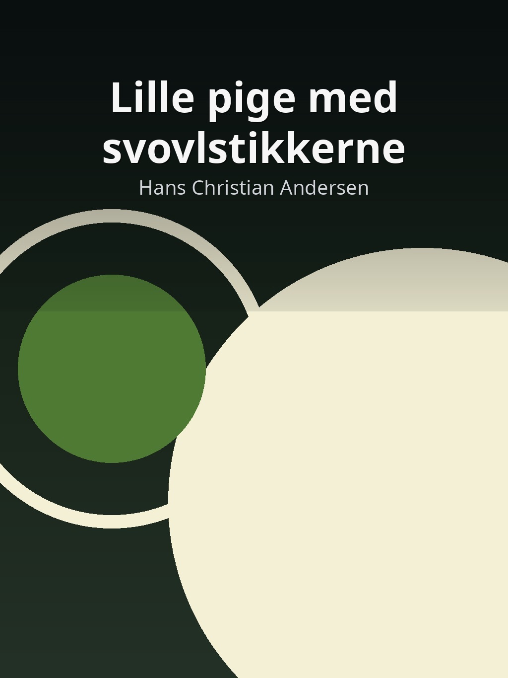 Lille pige med svovlstikkerne by Hans Christian Andersen book cover