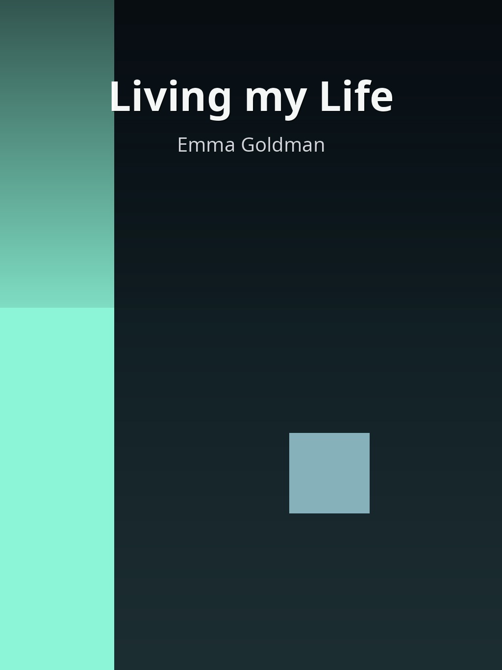 Living my Life by Emma Goldman book cover