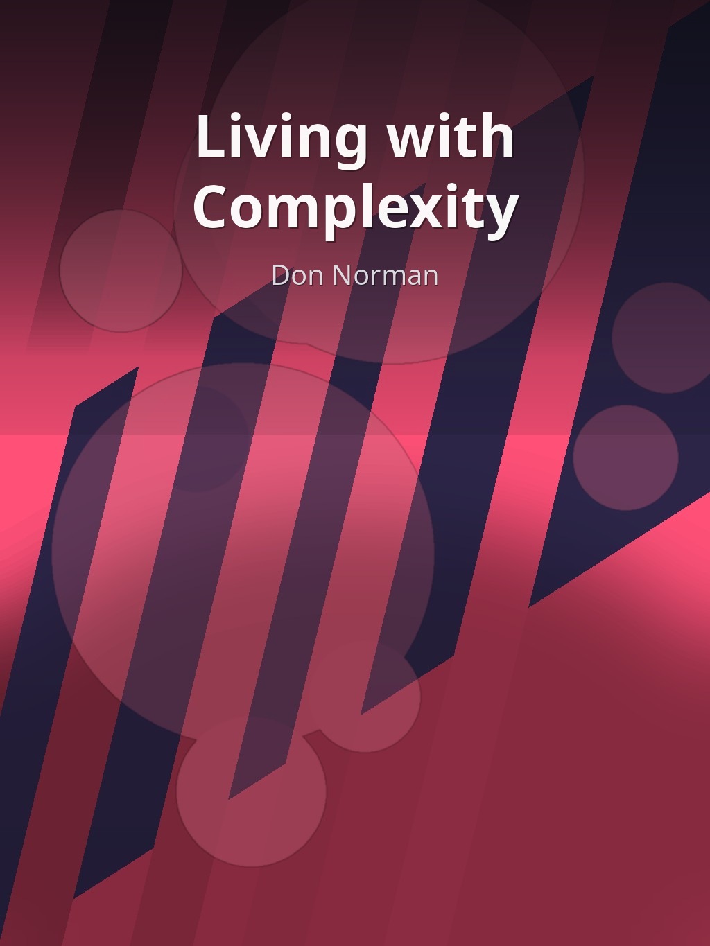 Living with Complexity by Don Norman book cover