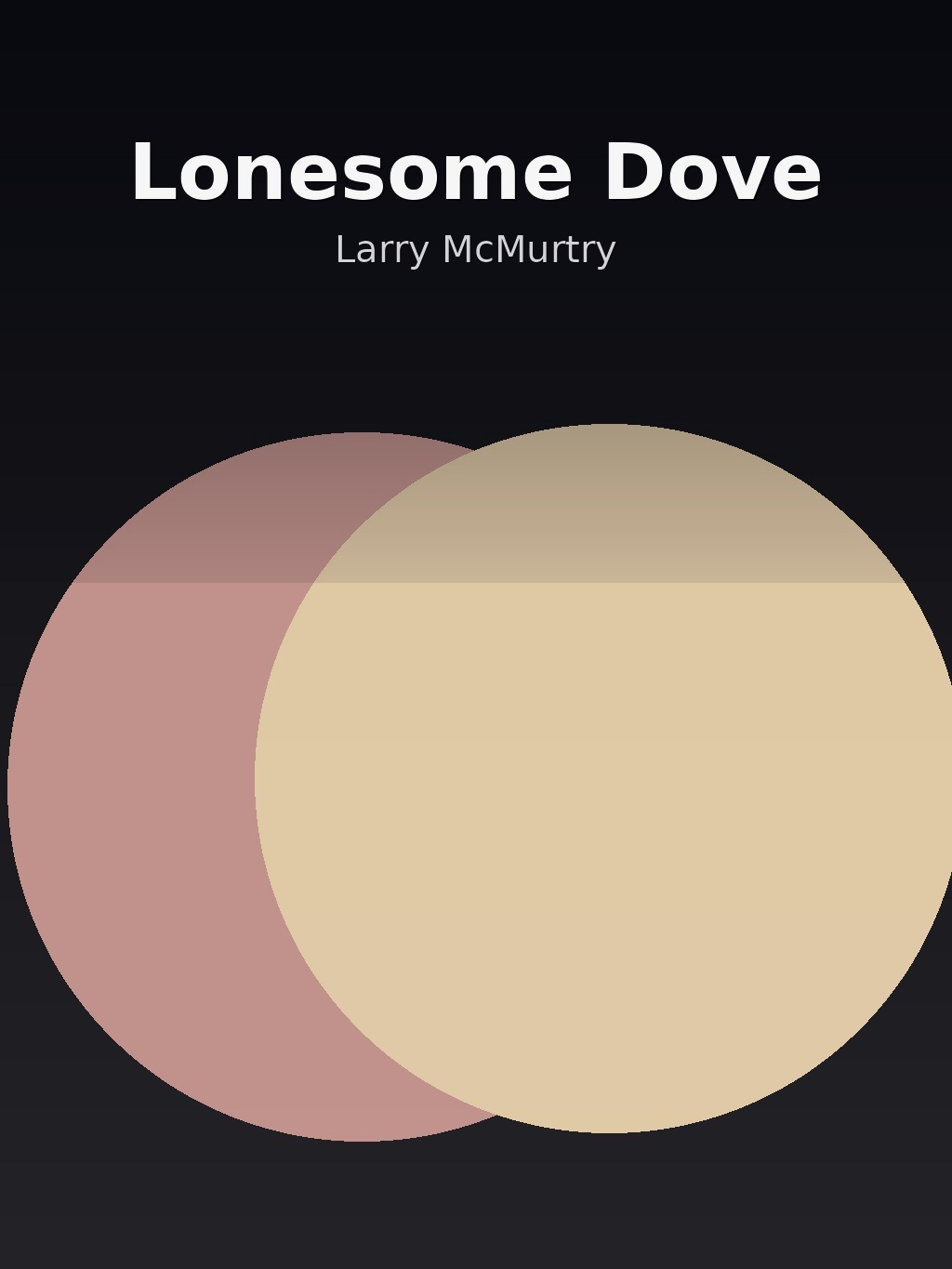 Lonesome Dove by Larry McMurtry book cover