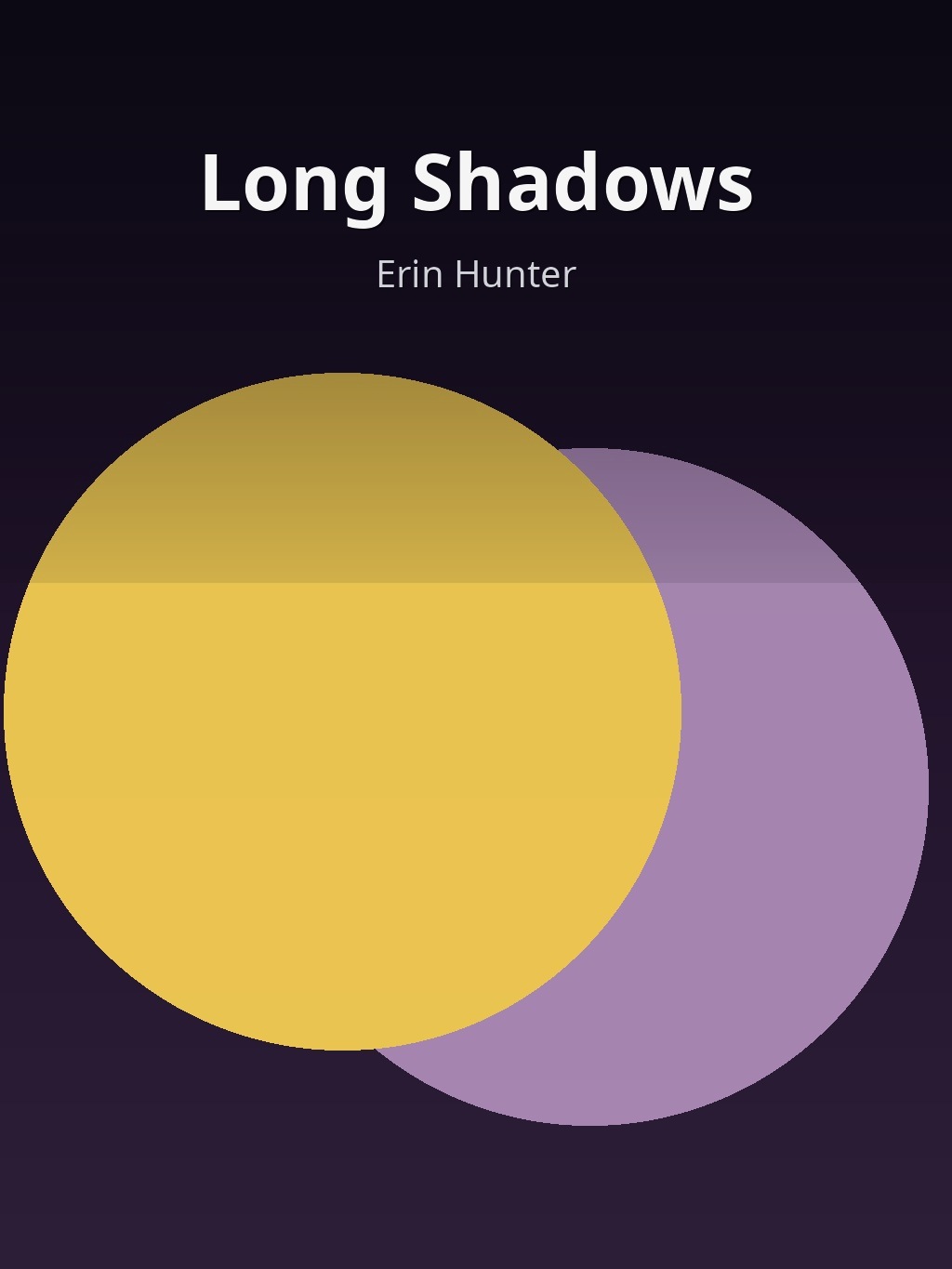 Long Shadows by Erin Hunter book cover