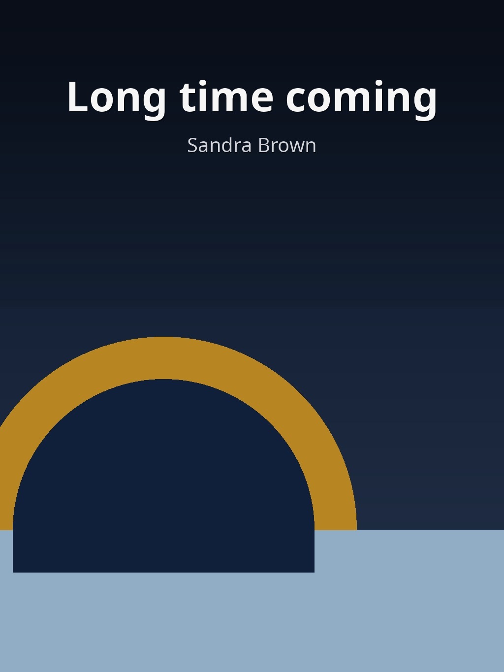 Long time coming by Sandra Brown book cover